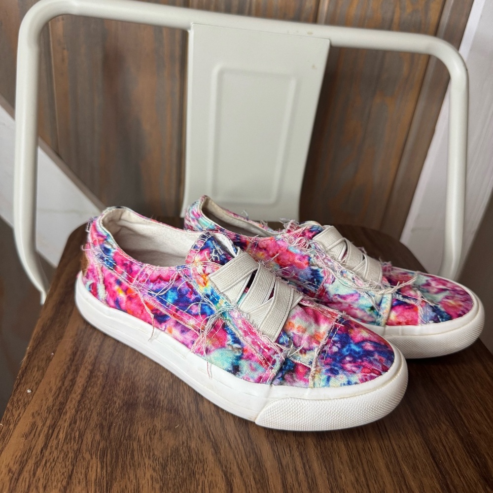 Rainbow Blowfish Pink Slip on Shoes size 1